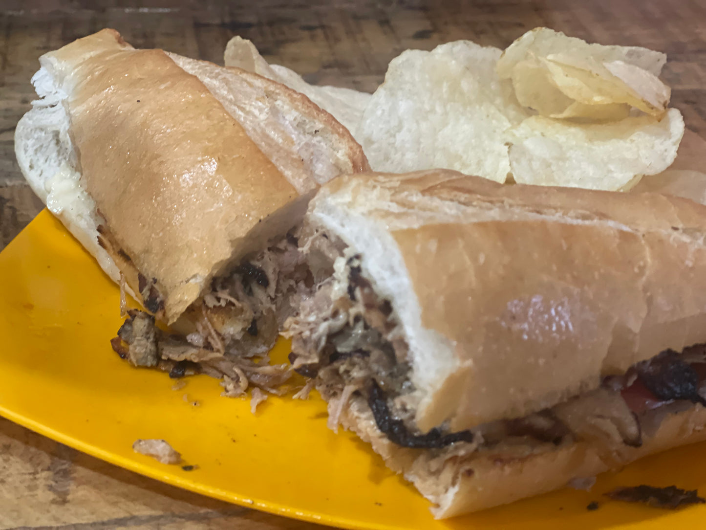 Torta de carnitas
